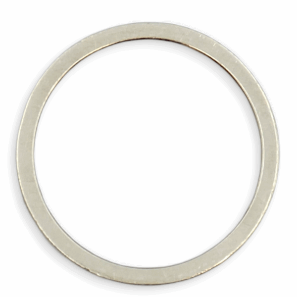Love 49, 2 Diamonds 0.07CT Ring in Platinum - Image 3