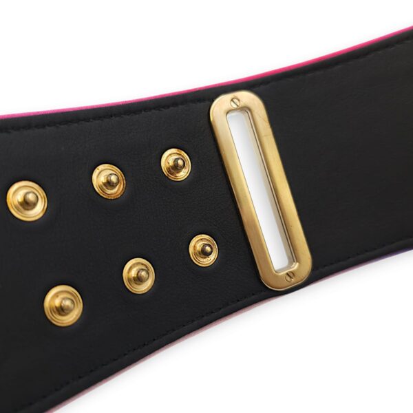 B15 70/28 Multi-colour Belt in Fabric, Calf, Gold hardware - Image 7
