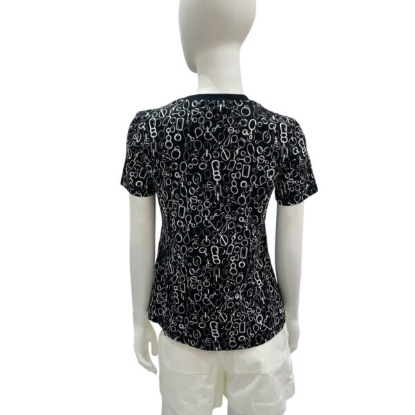 "Do Re Boudes" 34 Noir Flared T-Shirt - Image 3