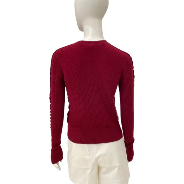23A CC 34 Red Pullover in Cashmere, Polyester, Resins - Image 3