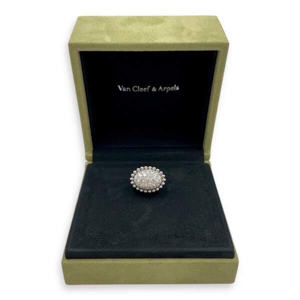 Perlée Diamonds Pavé 48 Ring in White Gold Hardware - Image 7