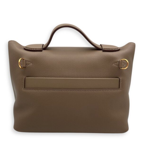 24/24 Mini Etoupe in Evercolor, Gold hardware - Image 3