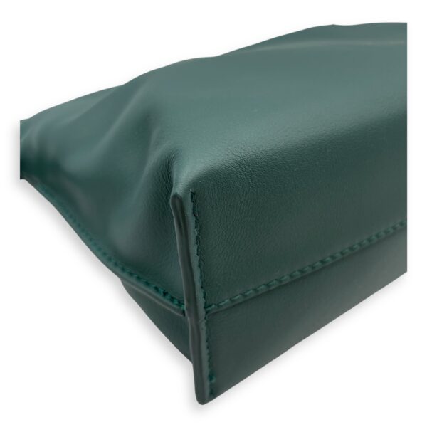 Flamenco Green Shoulder Bag in Nappa Leather, Gold hardware - Image 8