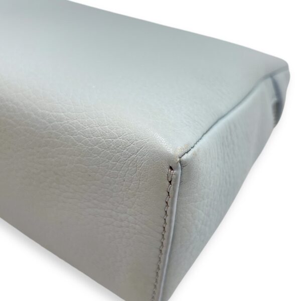 Extra Pocket 19 Baby Blue Crossbody Bag in Calfskin, Silver hardware - Image 11