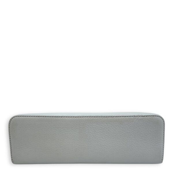 Extra Pocket 19 Baby Blue Crossbody Bag in Calfskin, Silver hardware - Image 6