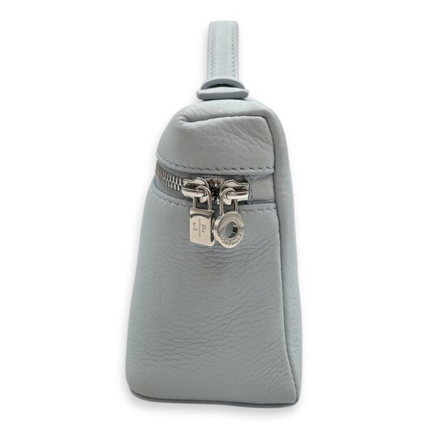 Extra Pocket 19 Baby Blue Crossbody Bag in Calfskin, Silver hardware - Image 5