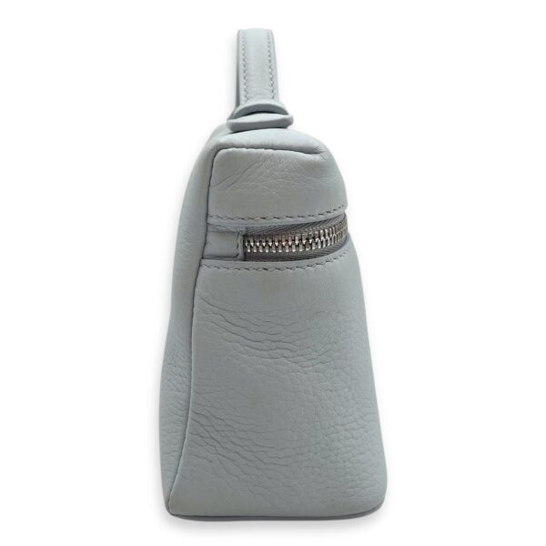 Extra Pocket 19 Baby Blue Crossbody Bag in Calfskin, Silver hardware - Image 4
