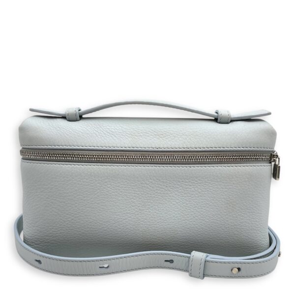 Extra Pocket 19 Baby Blue Crossbody Bag in Calfskin, Silver hardware - Image 14