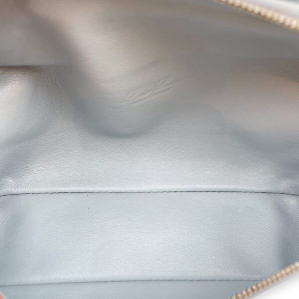 Extra Pocket 19 Baby Blue Crossbody Bag in Calfskin, Silver hardware - Image 7