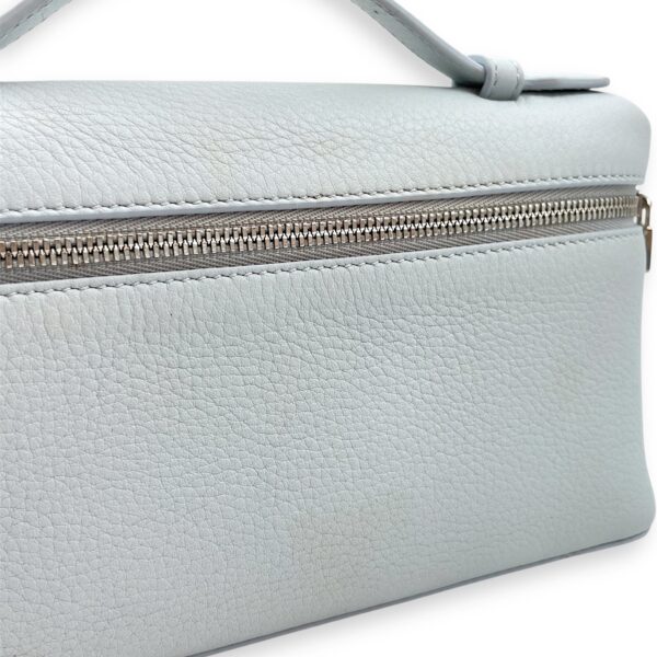 Extra Pocket 19 Baby Blue Crossbody Bag in Calfskin, Silver hardware - Image 13