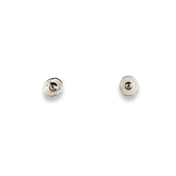 Socrate, 1 flower Earstuds in White Gold Hardware - Image 3