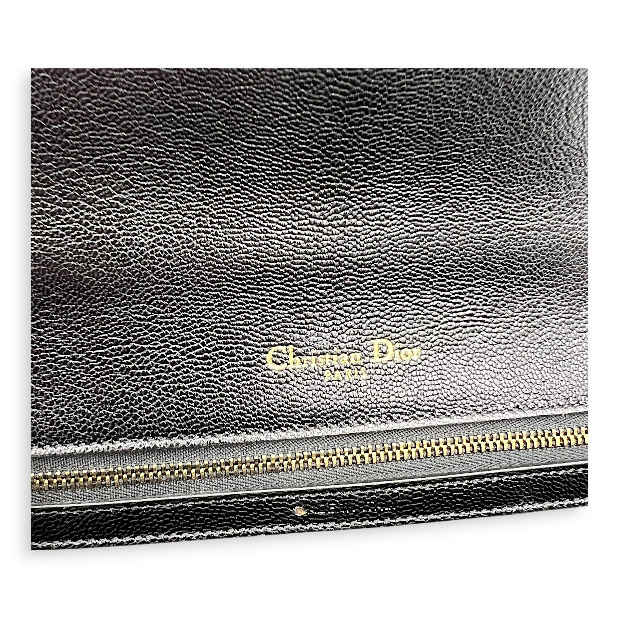 Diorama Shoulder Bag Black in Calfskin, Gold hardware - Image 11