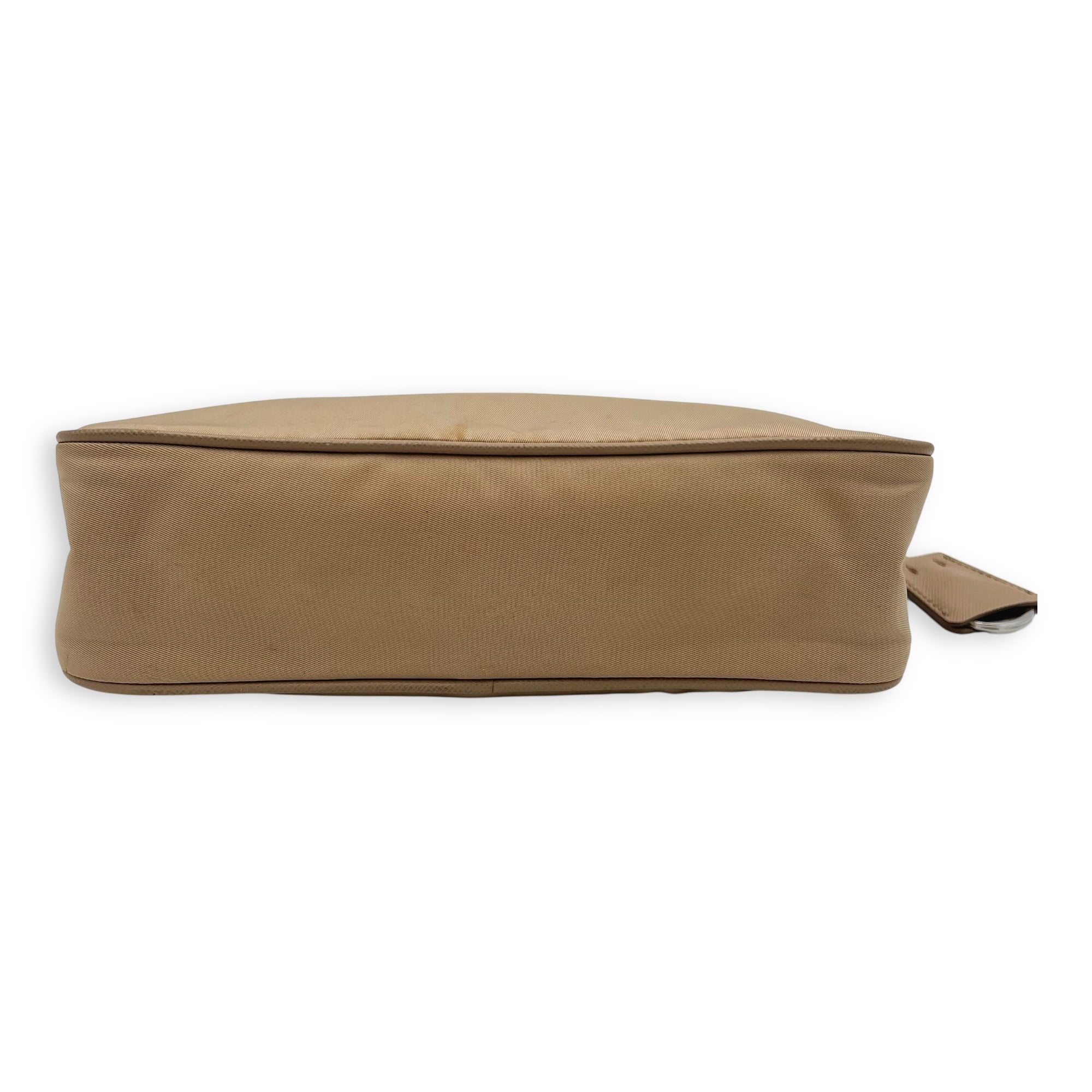 Re-Edition 2005 Shoulder Bag Beige in Re-Nylon, Silver hardware - Image 6