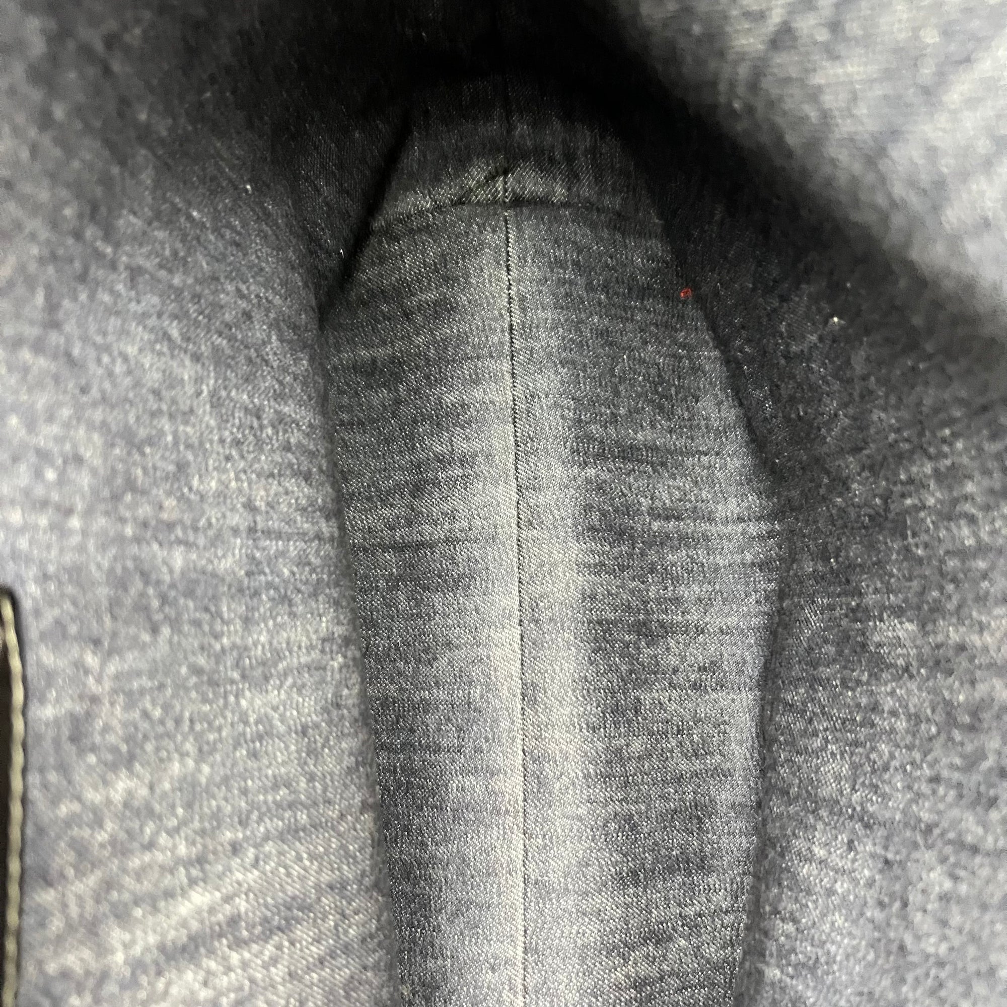 Denim Tote Bag Blue in Denim, Silver hardware - Image 11