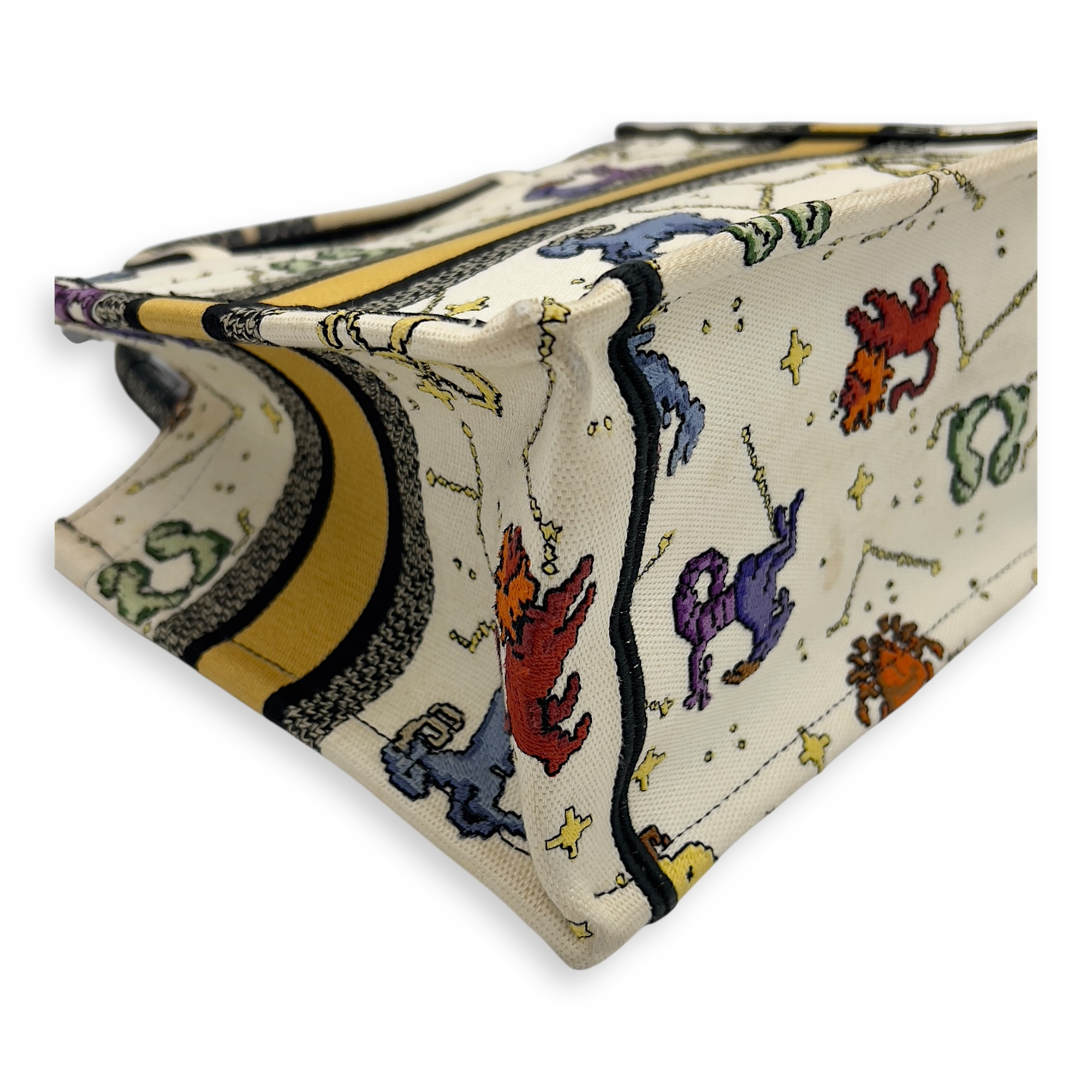 Book Tote Small White Tote Bag in Canvas - Image 10