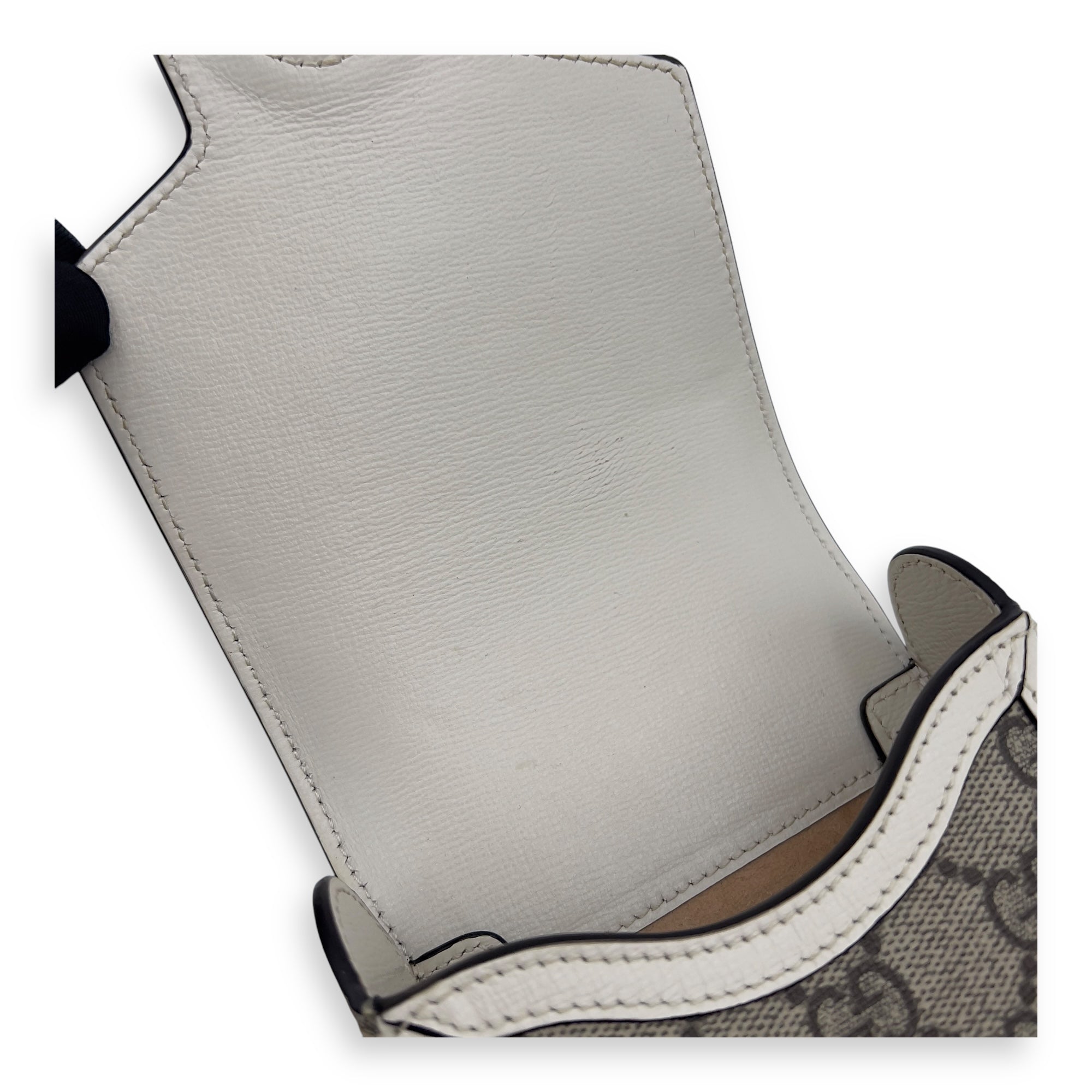 Horsebit 1955 Brown Crossbody Bag in Monogram Coated Canvas, Gold hardware - Image 21