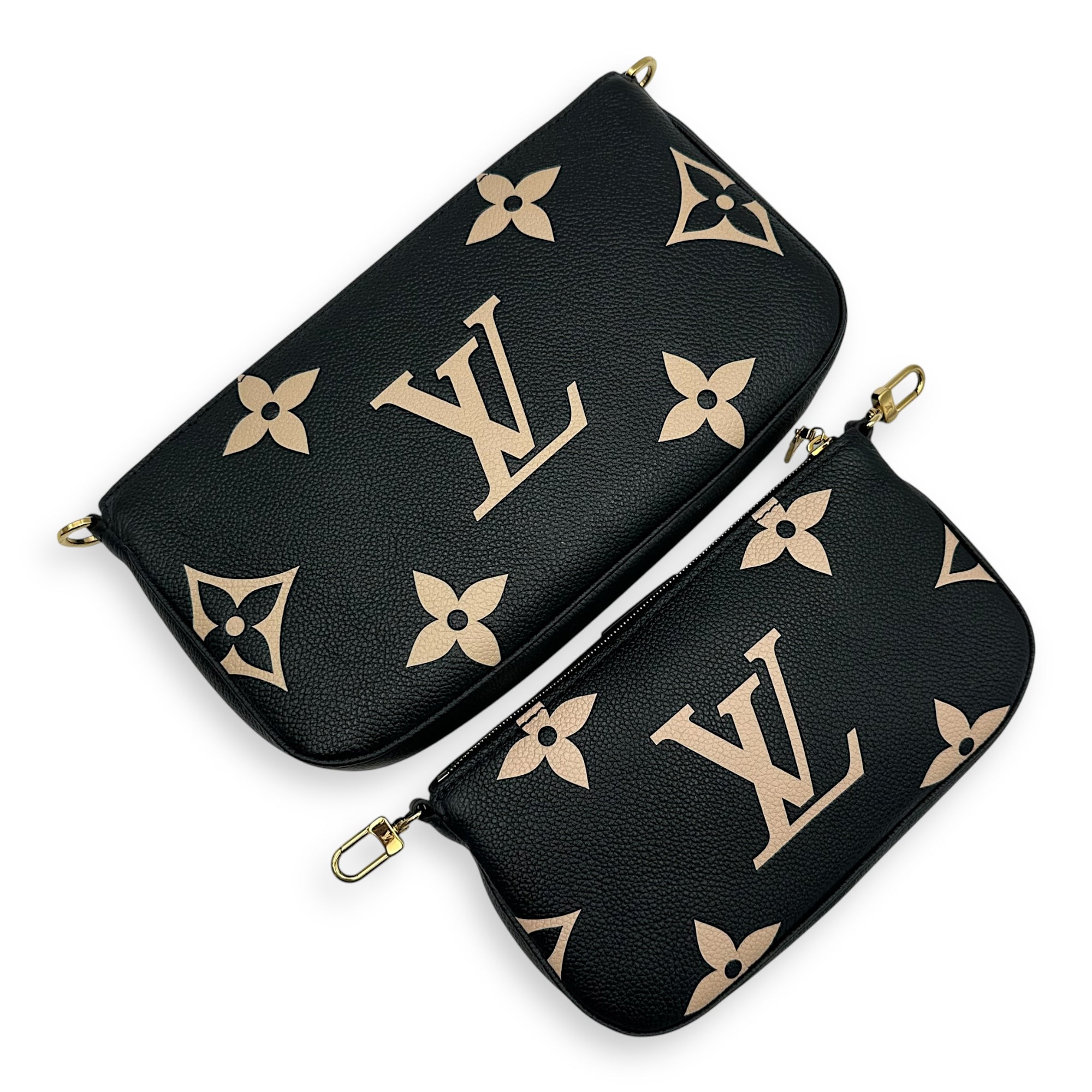 Multi-Pochette Accessoires Crossbody Bag Black in Monogram Empreinte Leather , Gold Hardware - Image 17