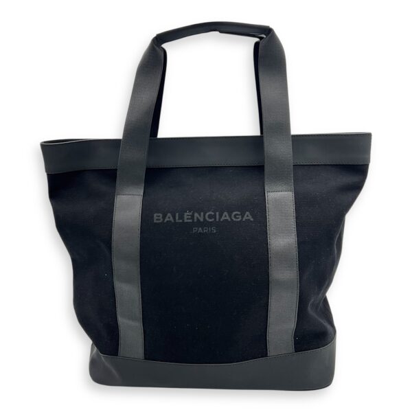 Logo Tote Bag Black in Canvas