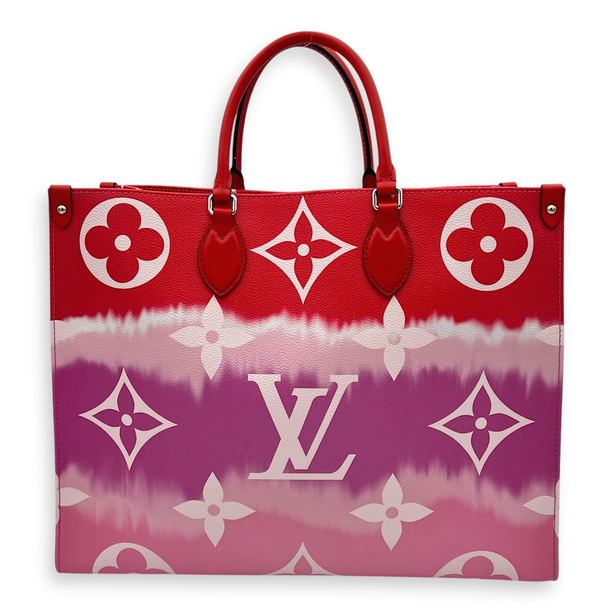 OnTheGo GM Multi-colour Tote Bag in Coated Canvas, Silver hardware