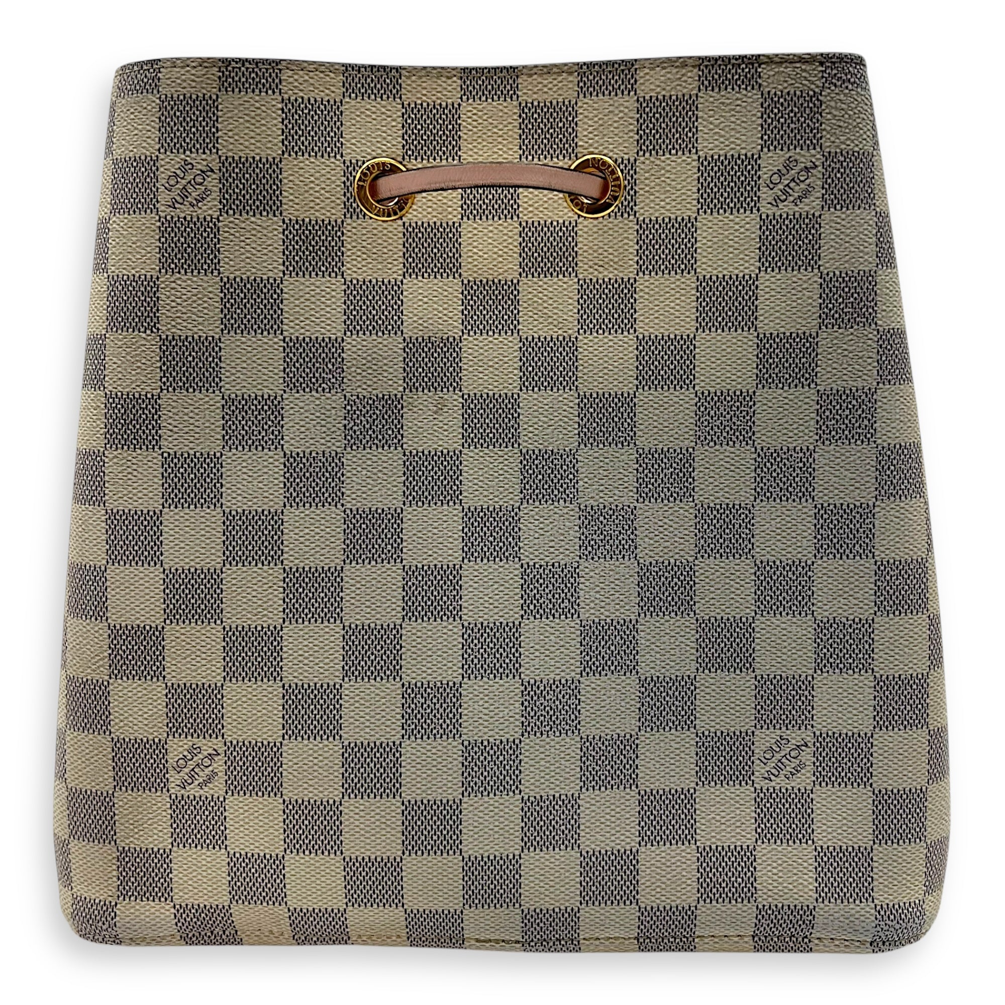 NeoNoe MM Azur Bucket Bag in Coated Canvas, Gold hardware - Image 3