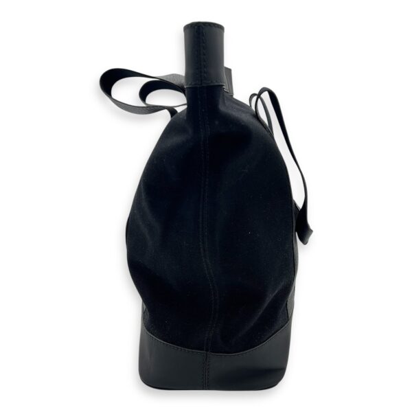 Logo Tote Bag Black in Canvas - Image 4
