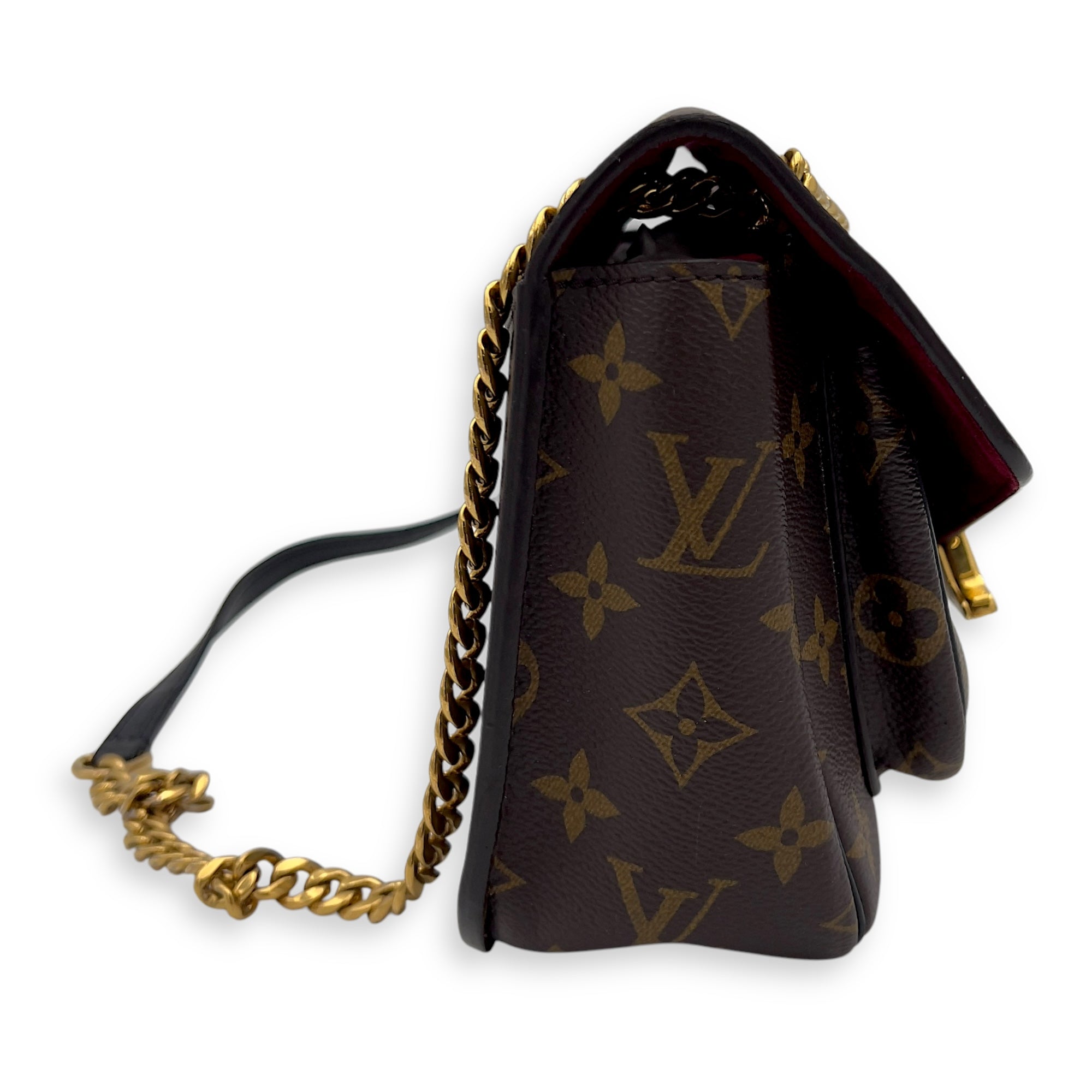 Passy Shoulder Bag Brown in Monogram Coated Canvas, Gold hardware - Image 5