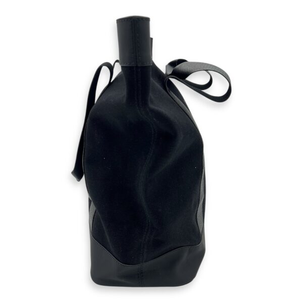 Logo Tote Bag Black in Canvas - Image 5