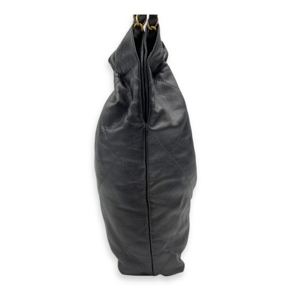 22 Tote Small Grey Tote Bag in Calfskin, Gold hardware - Image 5