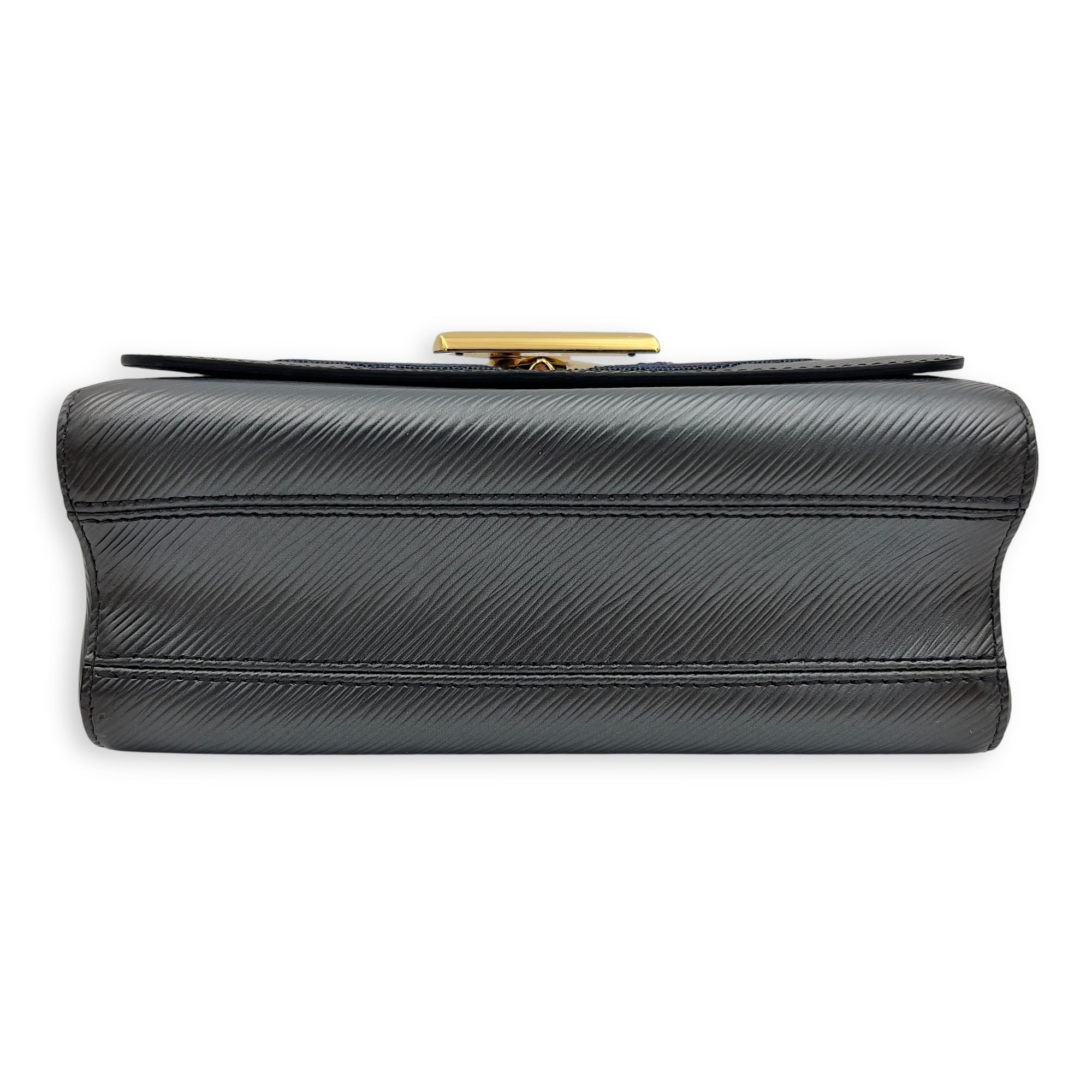 Twist Shoulder Bag MM Black in Epi Leather, Gold hardware - Image 8