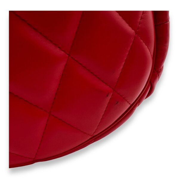 Quilted B Shoulder bag in Calfskin, Brushed Gold Hardware - Image 8