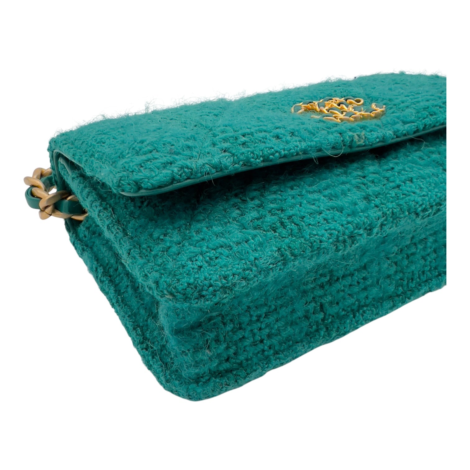 C19 Pouch Wallet On Chain in Tweed, Mixed hardware - Image 8