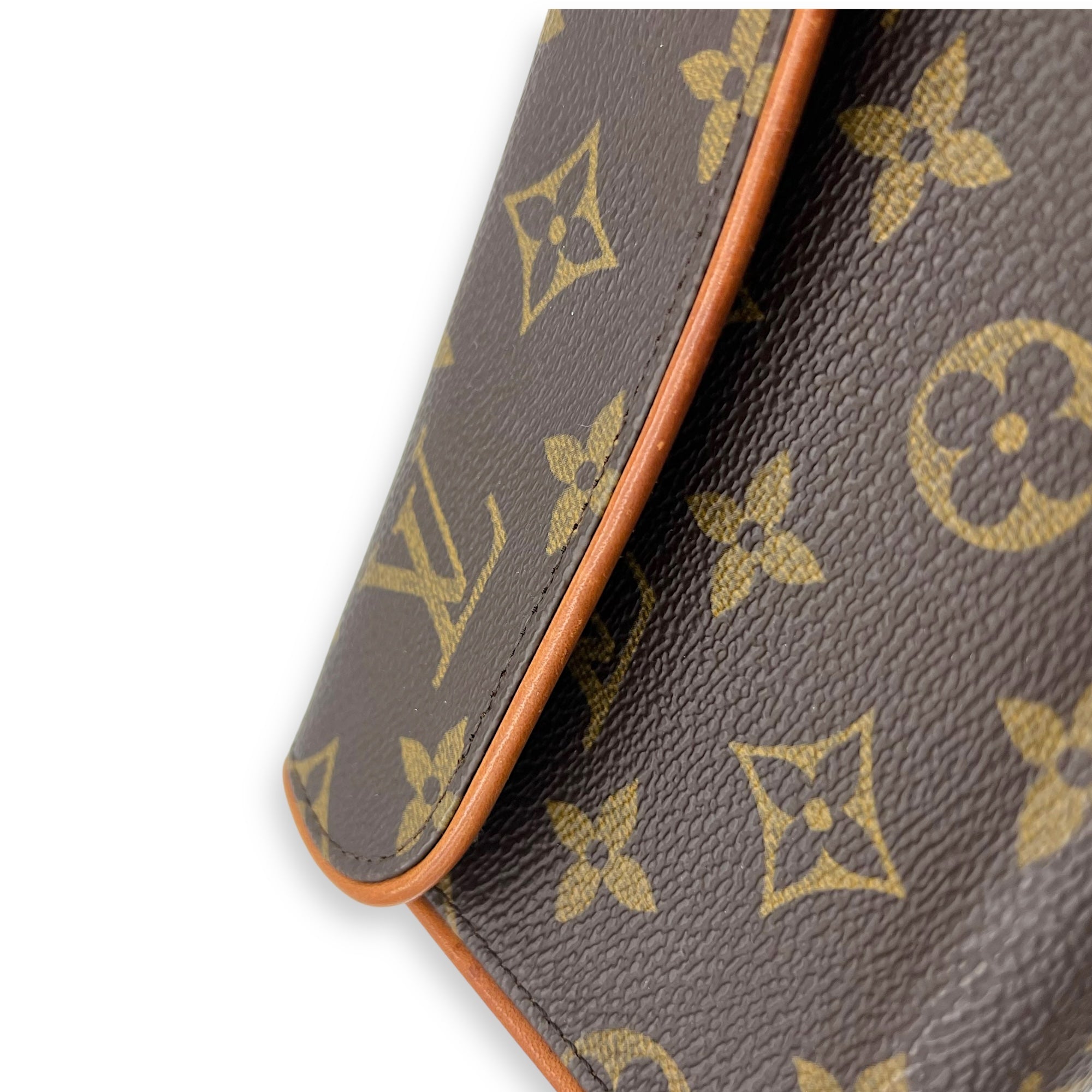 Florentine Belt Bag Brown in Monogram Coated Canvas, Gold hardware - Image 11