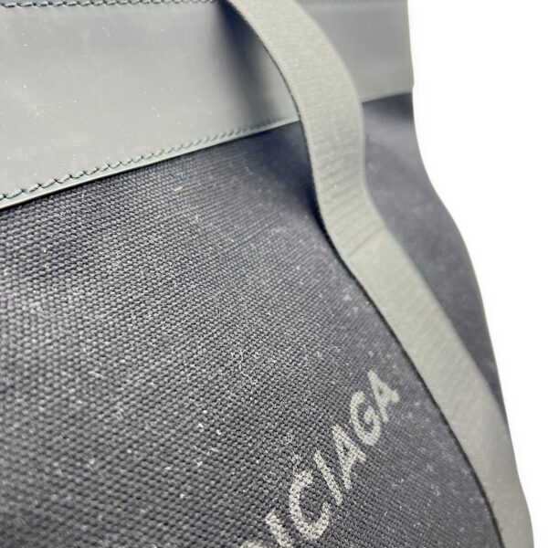 Logo Tote Bag Black in Canvas - Image 13
