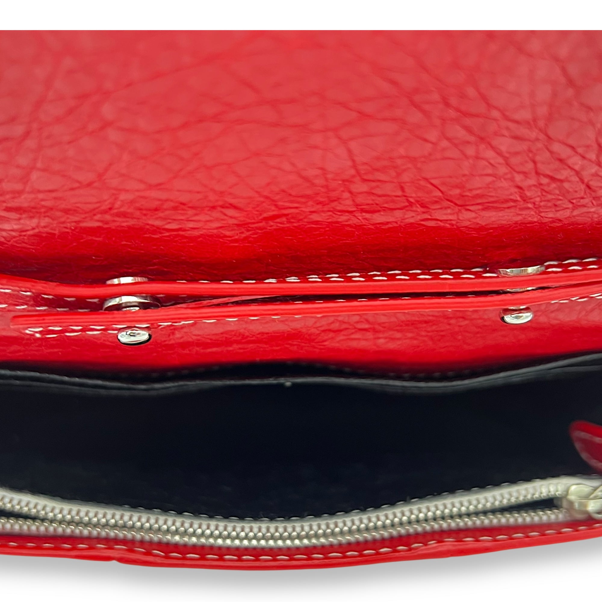 Bazar Crossbody Bag Multi-colour in Calfskin, Silver hardware - Image 7