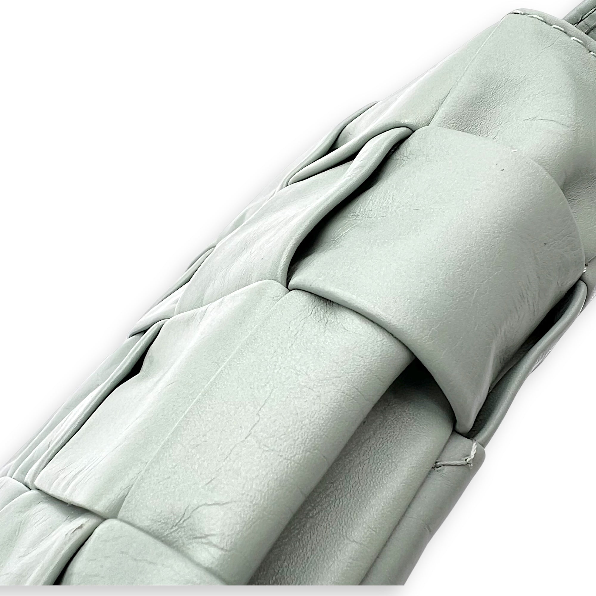 Cassette Crossbody Bag Green in Calfskin - Image 14