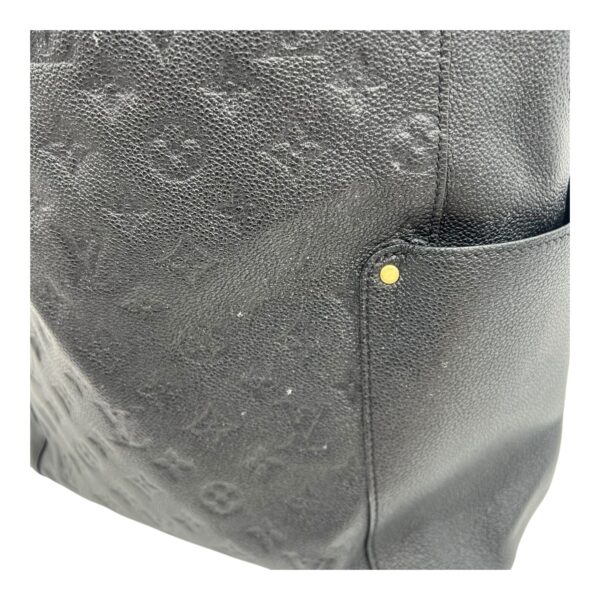 Bagatelle Shoulder Bag Black in Empreinte Leather, Gold hardware - Image 15