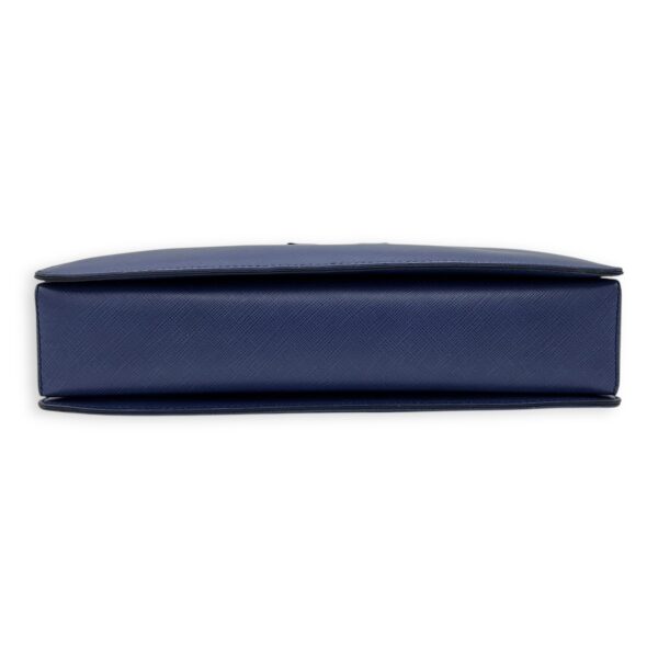Tracy Crossbody Bag Small Blue in Saffiano Leather, Gold hardware - Image 6