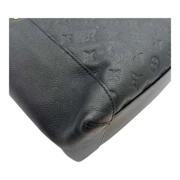 Bagatelle Shoulder Bag Black in Empreinte Leather, Gold hardware - Image 11