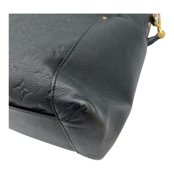 Bagatelle Shoulder Bag Black in Empreinte Leather, Gold hardware - Image 10