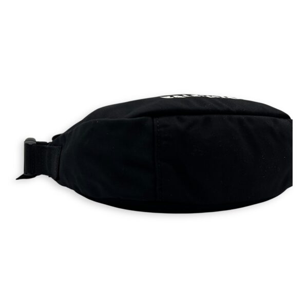 Logo Shoulder Bag Black in Canvas, Silver hardware - Image 8