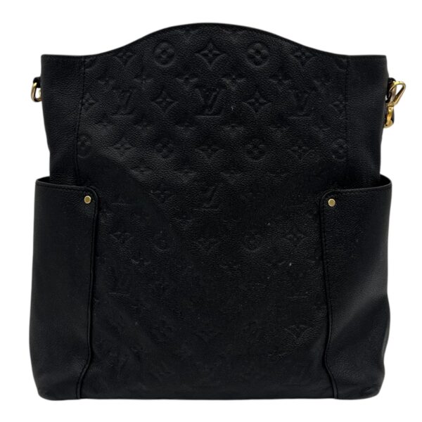 Bagatelle Shoulder Bag Black in Empreinte Leather, Gold hardware - Image 3