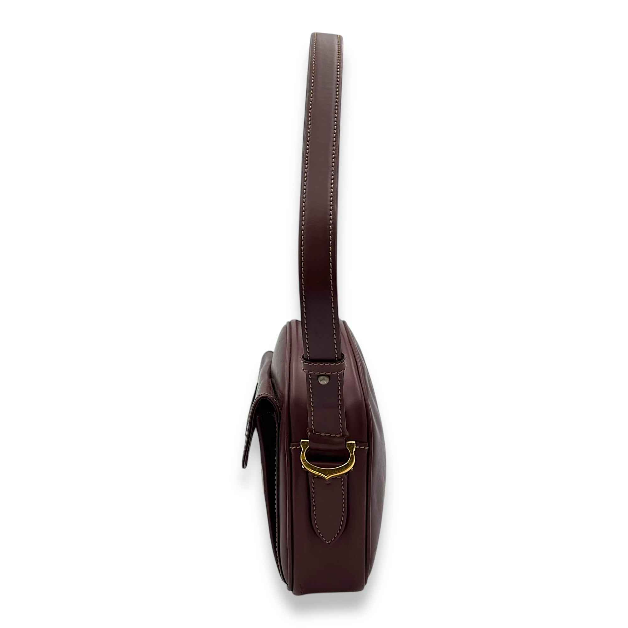 Must de Shoulder Bag Red in Calfskin, Gold hardware - Image 4