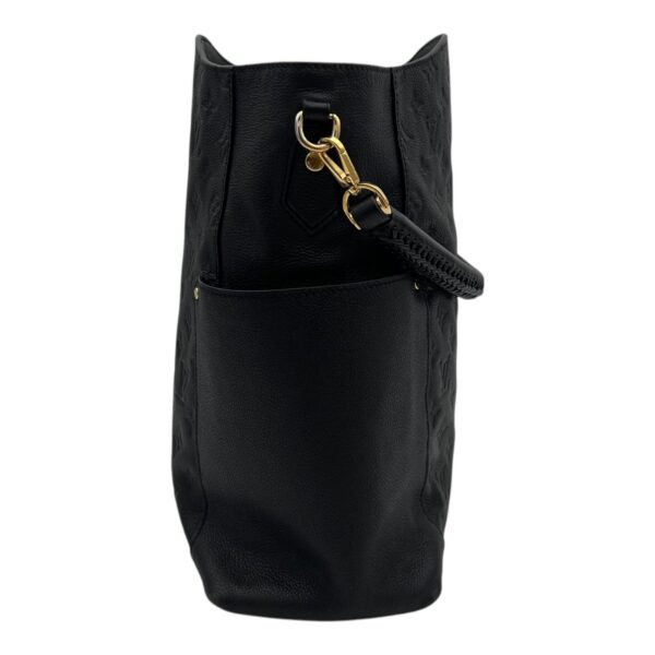 Bagatelle Shoulder Bag Black in Empreinte Leather, Gold hardware - Image 4