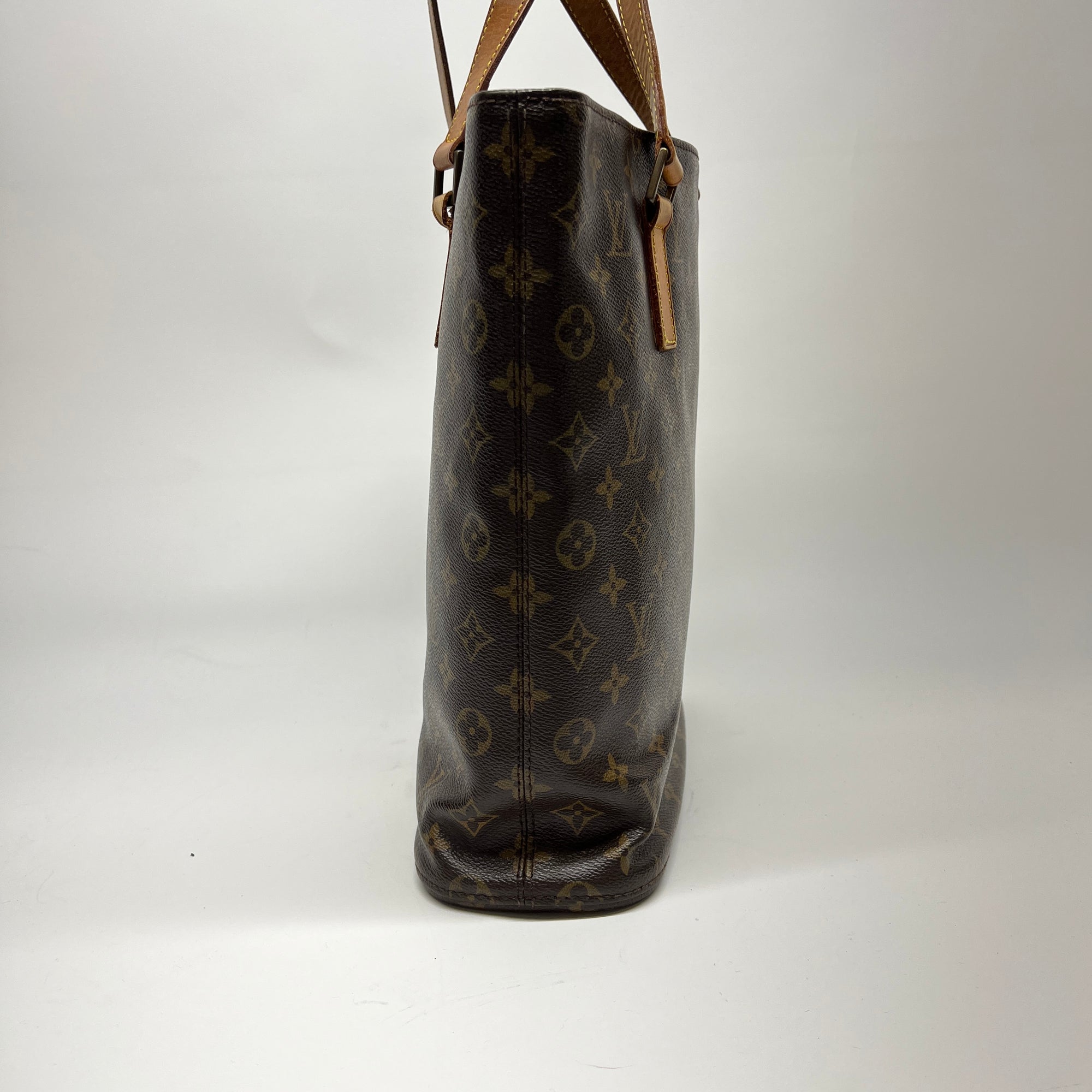 Vavin GM Brown Tote Bag in Monogram Coated Canvas, Gold hardware - Image 3