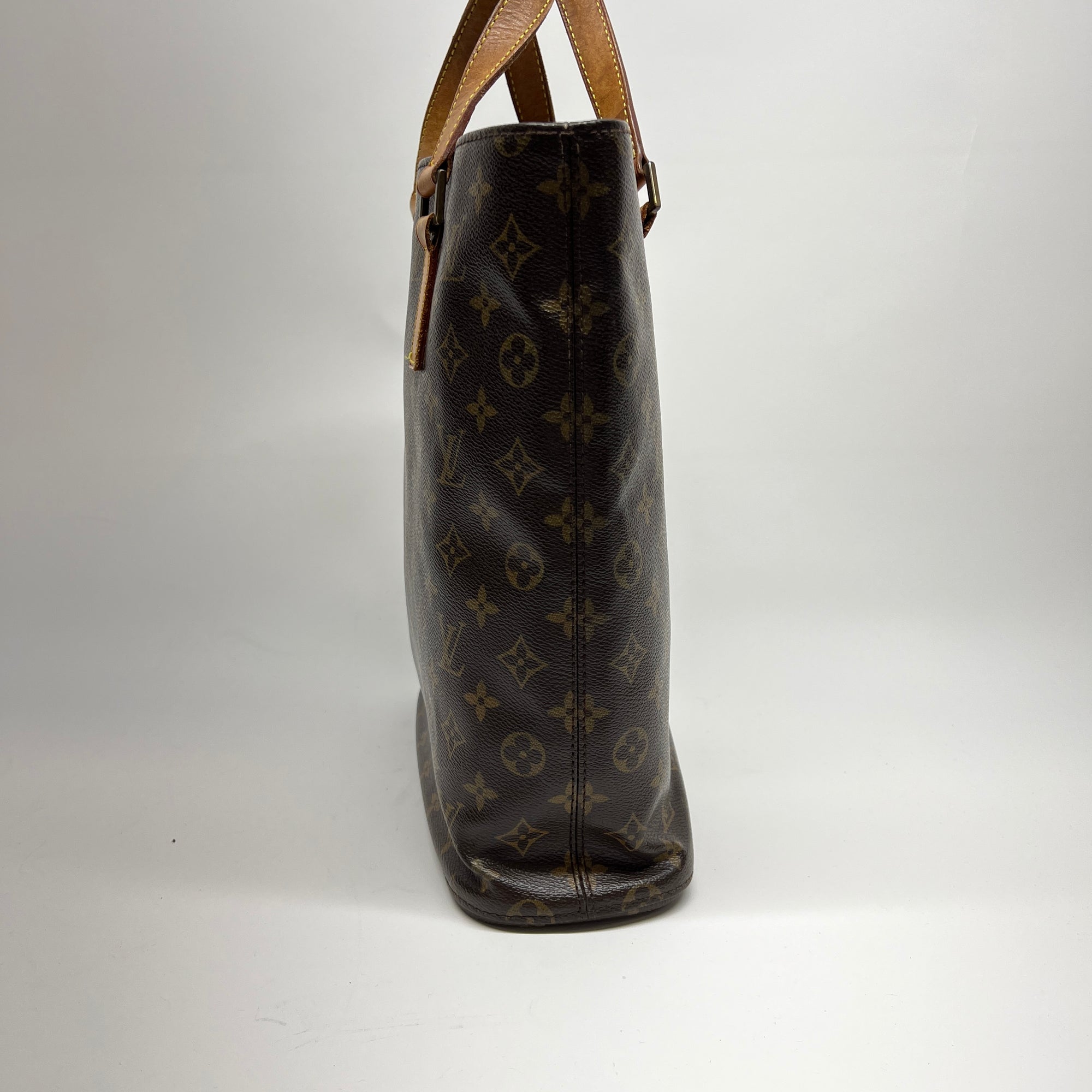 Vavin GM Brown Tote Bag in Monogram Coated Canvas, Gold hardware - Image 4